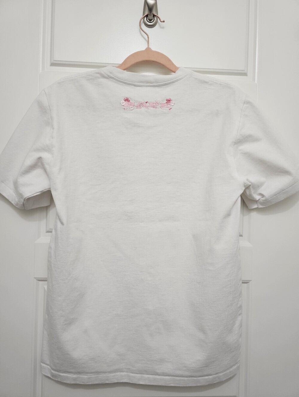 Bape A Bathing Ape White Cherry Blossom Logo T-Shirt Size S. - Picture 7 of 9
